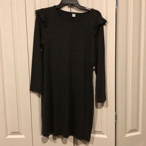 Grey long sleeve dress